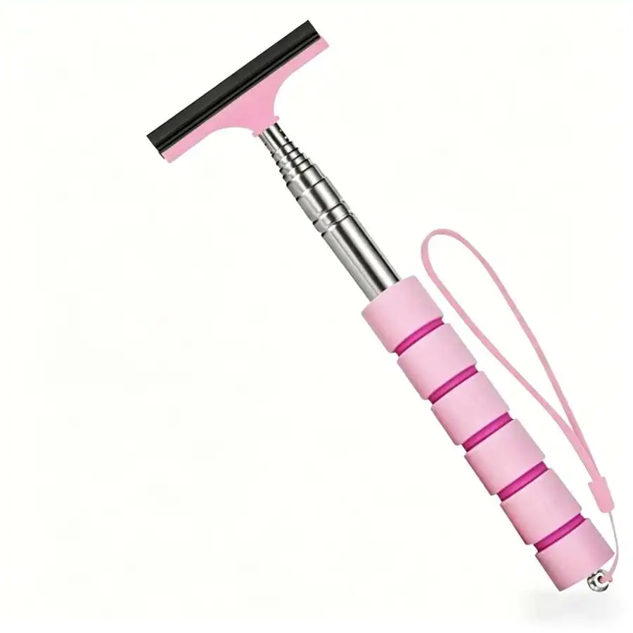 Retractable Car Rearview Mirror Wiper, Car Window Wiper, Mini Silicone Car Wiper Blade, Car Window Cleaning Tool, Household