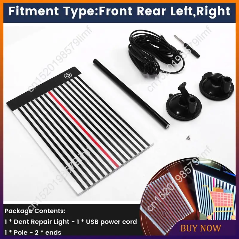 MSOR-Usb Plug In Dent Repair LED Light Car Dent Repair Tools Dent Removal Reflectors Three Speed Car Repair Lights