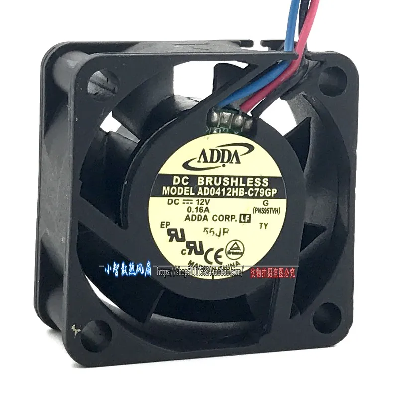 ORIGINAL AD0412HB-C79GP 12V 4020 40*40*20mm KIPAS PENDINGIN RADIATOR BARU