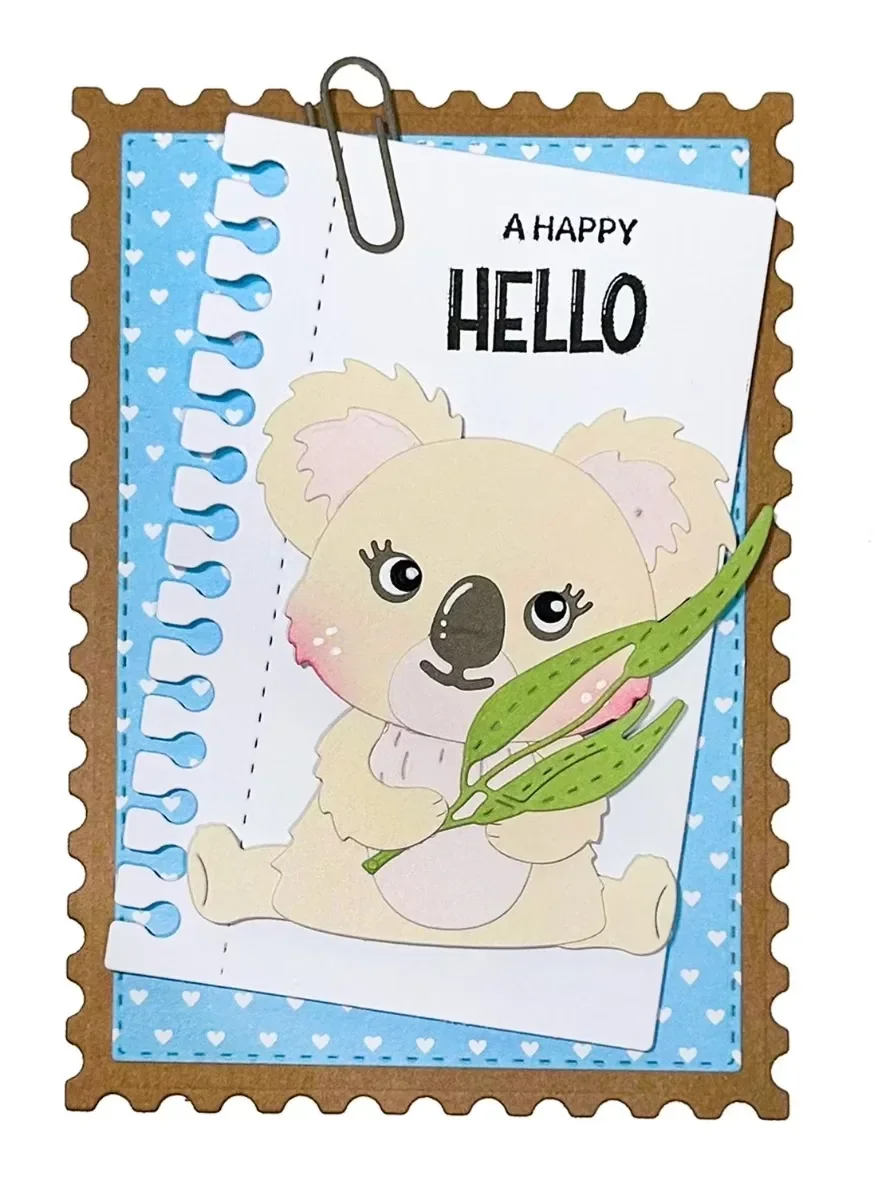 Thank you Koalifie Ozzy Ticket Notebook Giftcard holder scallop Metal Cutting Die Stamp Stencil Scrapbooking Diary Embossing HOT view 5