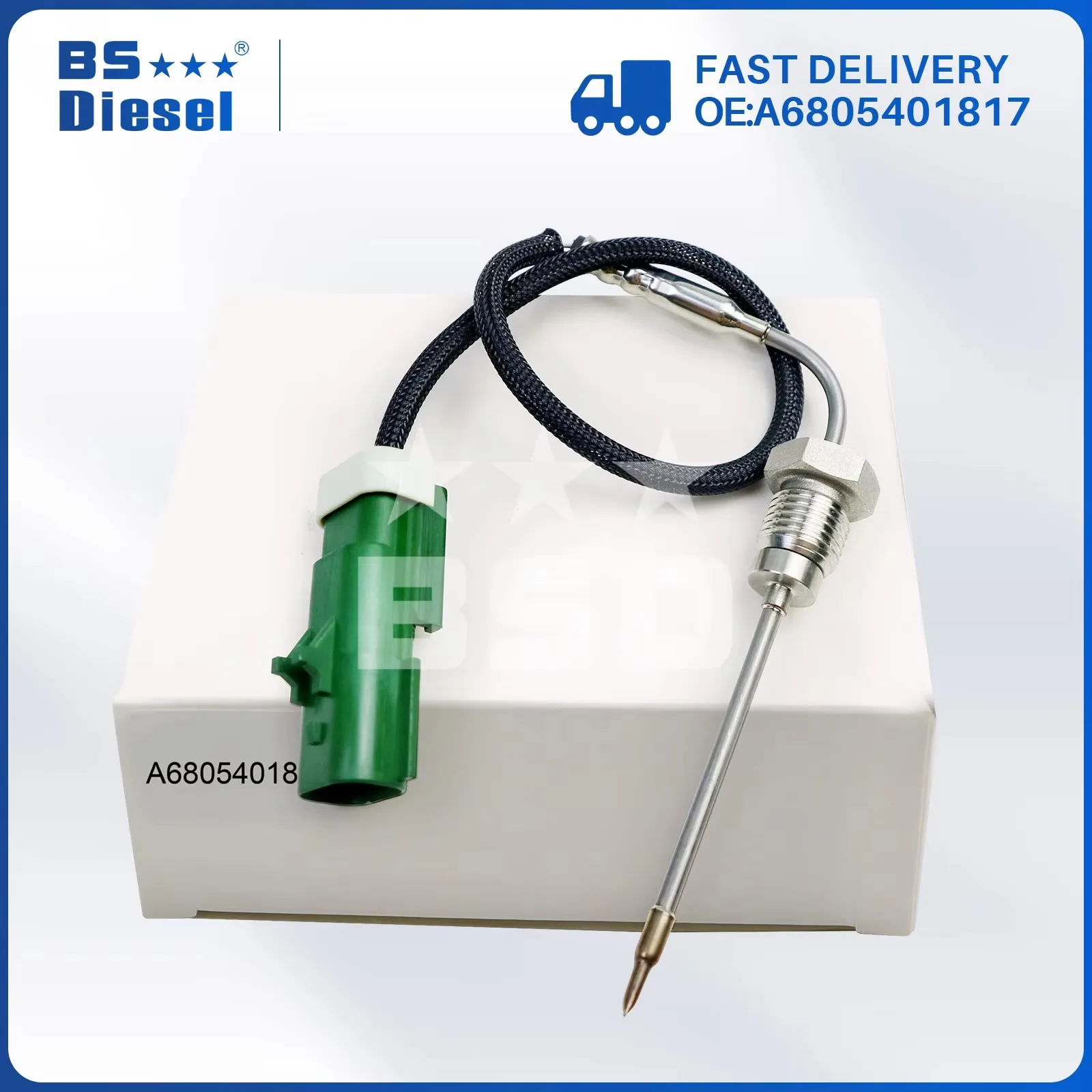 A6805401817 New Auto Sensors Exhaust Gas Temperature EGT Sensor A6805401817 for Detro-it Diesel DD15 Engine