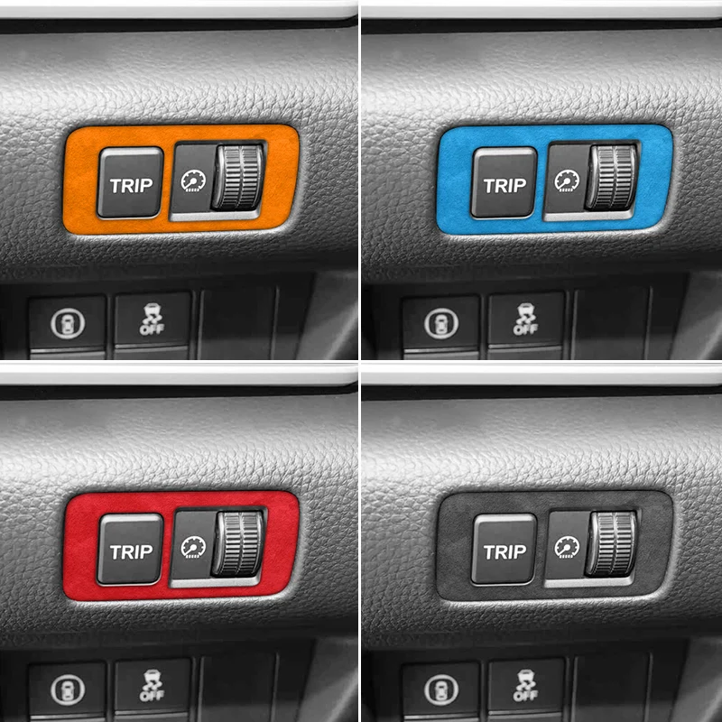 

Made of Alcantara For Honda Accord 10th Gen Facelift & INSPIRE 2021+ Dash Light Dimmer & TRIP Button Frame Trim Car Accessories