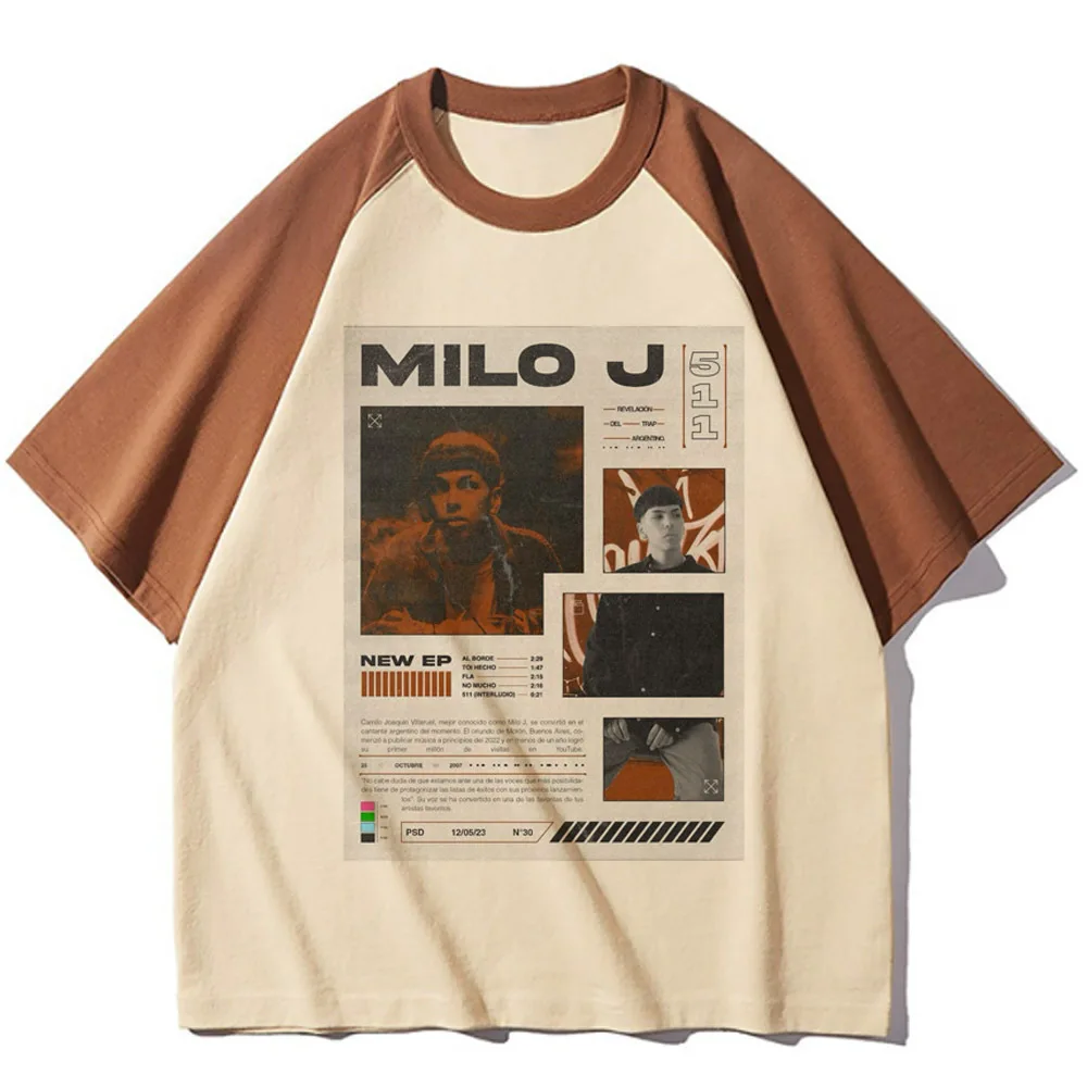 Milo j t-shirts women comfortable graphic blend Tee girl Japanese clothes