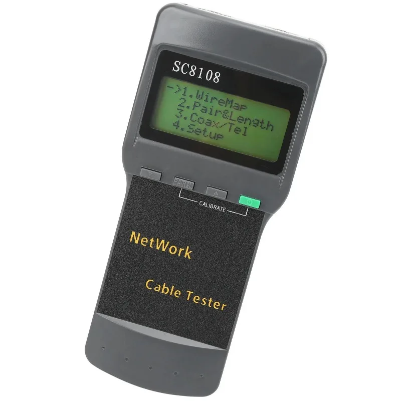 

SC‑8108 Internet Cable Checker RJ45 Internet Continuity Tester for Telecommunication Projects Wire Length Cable Tester