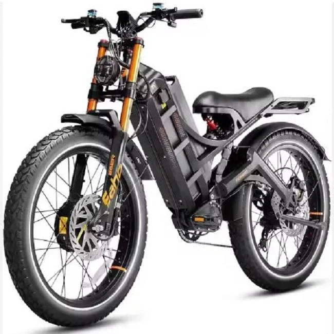 

Электрический велосипед 2025 E RIDE PRO-SS 3.0 5000 Вт для взрослых — 50 миль в час, 60 В, 80 Ач, двухмоторный внедорожный велосипед