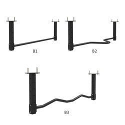 Wall Mounted Multi-Grip Pull Up Bar Upper Body Workout Bar Gym Home Heavy Duty Chin Up Bars Indoor Ceiling Horizontal Bar