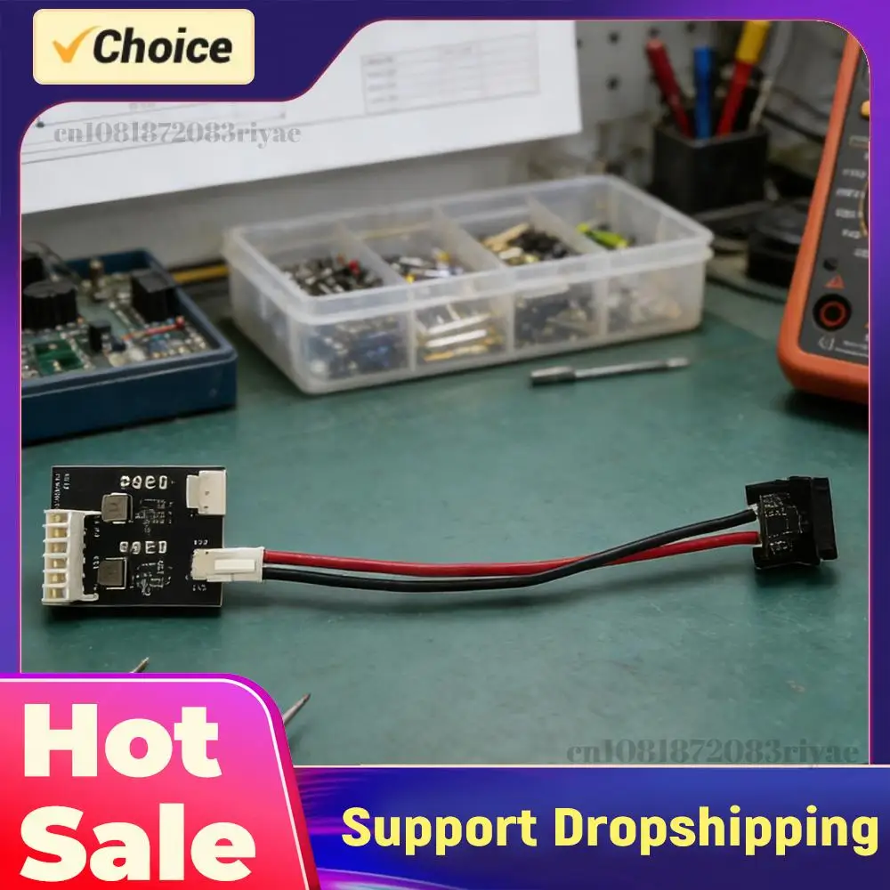 

Сменная плата блока питания для SEGA Dreamcast, аксессуары для игровых приставок, замена разъема блока питания, 12В/3А, Plug-and-Play