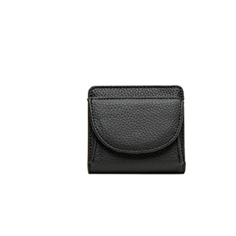 

Fashion Slim Design Leather Wallet Compact Size Short Style Business Card Holder Multi-Card Coin Purse Ladies