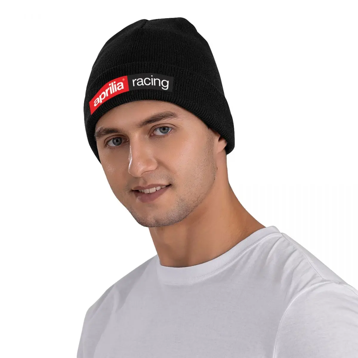 Aprilia Racing Channel Boné de malha quente Hip Hop Bonnet Chapéu Outono Inverno Gorros ao ar livre Chapéus para adultos unissex