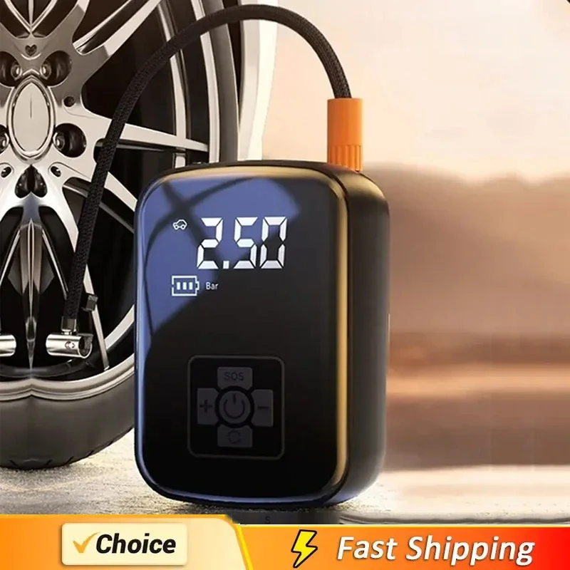 

Wireless Car Air Compressor Air Pump Electric Tire Inflator Pump for Motorcycle Bicycle Boat AUTO Tyre Balls Inflatable