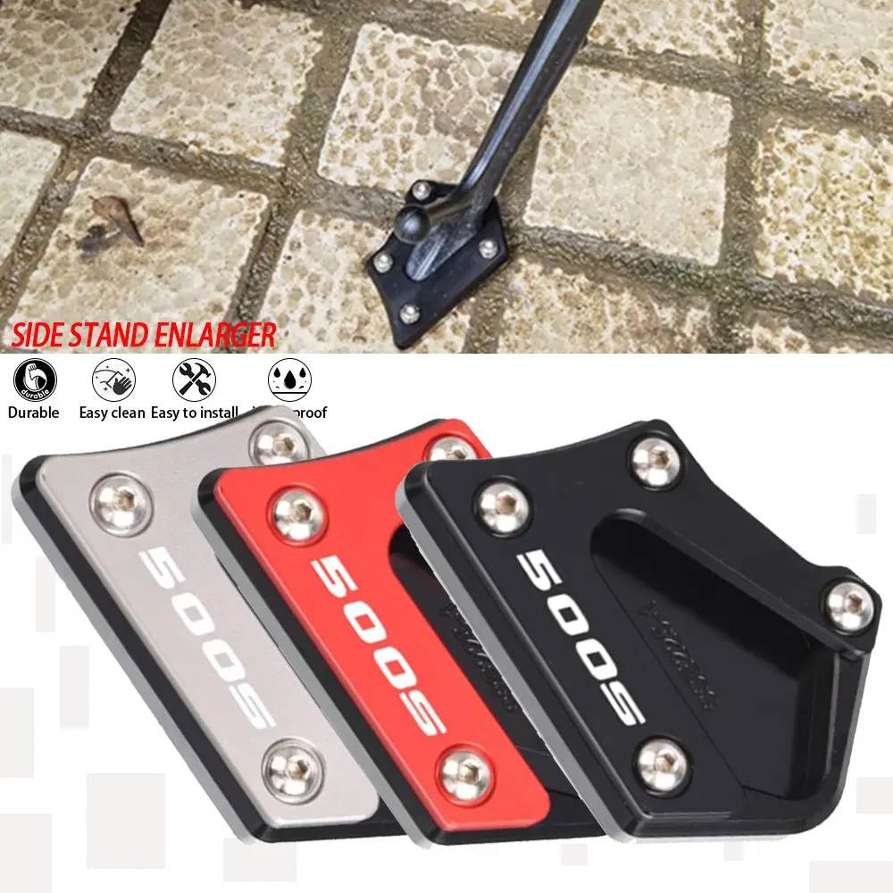 

FOR QJMOTOR SRV500S 2020 2022 2021 2023 New Motorcycle Foot Side Stand Enlarger Extension Support Pad Kickstand Enlarge Plate