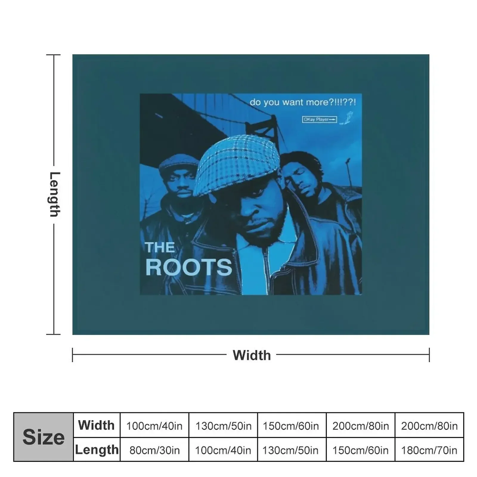 The Roots - Do You Want More!!!! - Album CoveR Throw Blanket Furry Furrys Decorative Throw Blankets