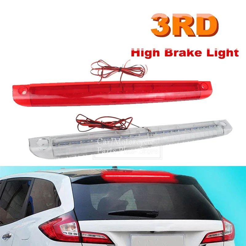 Universal Car High Mount Level Third 3RD Brake Stop Rear Tail Light 12V Red LED Car Motorcycles Replacement Accessories