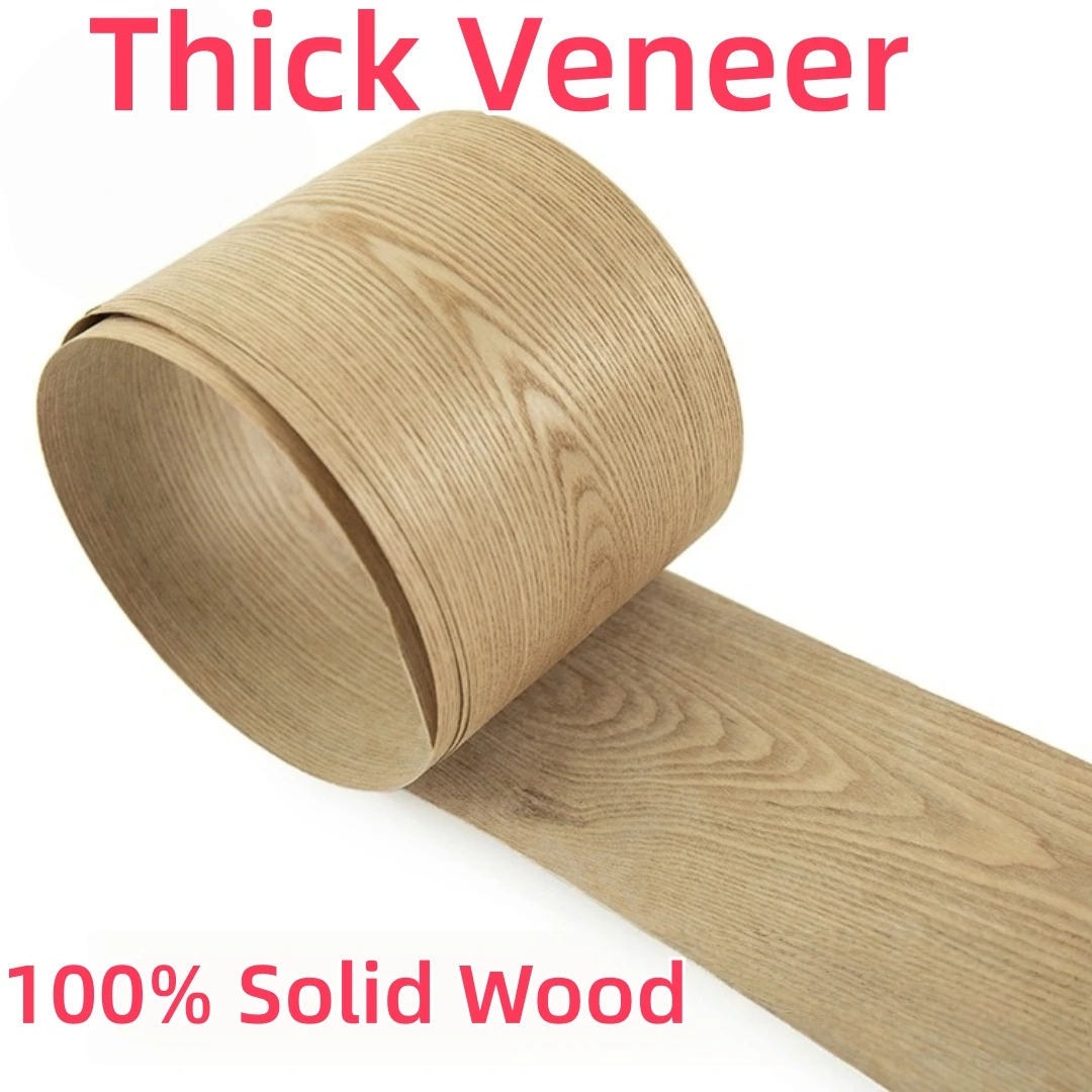

Thick Cut Natural Manchurian Ash Crown Cut Wood Veneer for Cabinets Interior Walls Furniture Making Speaker Boxes Decorative Use