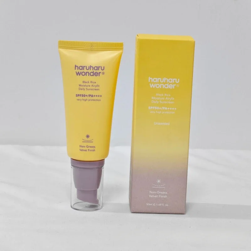 haruharu wonde isolation cream physical black rice fermentation chemical isolation emulsion moisturizes non-stick and brightens