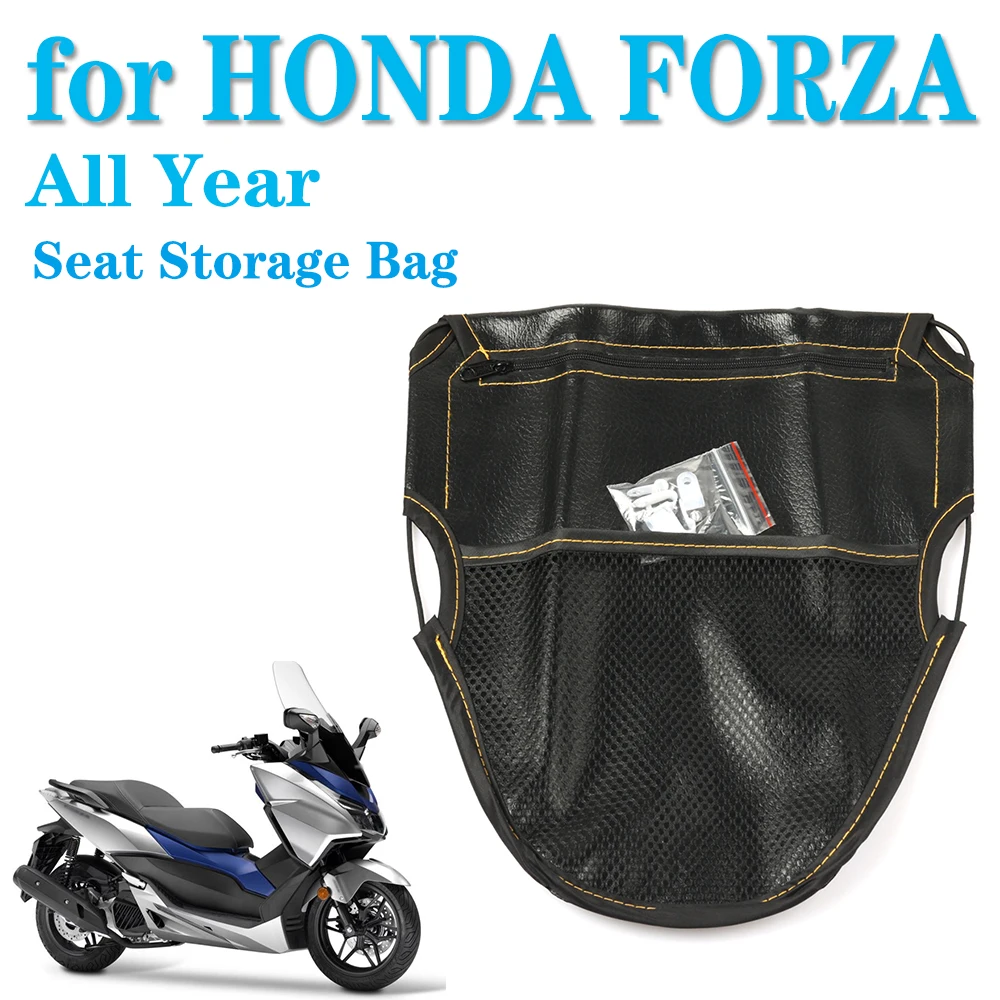 Motorcycle Scooter Seat Bag Under Seat Organizer Document Small Object Storage Bag for HONDA Forza 125 250 300 350 750 All Year