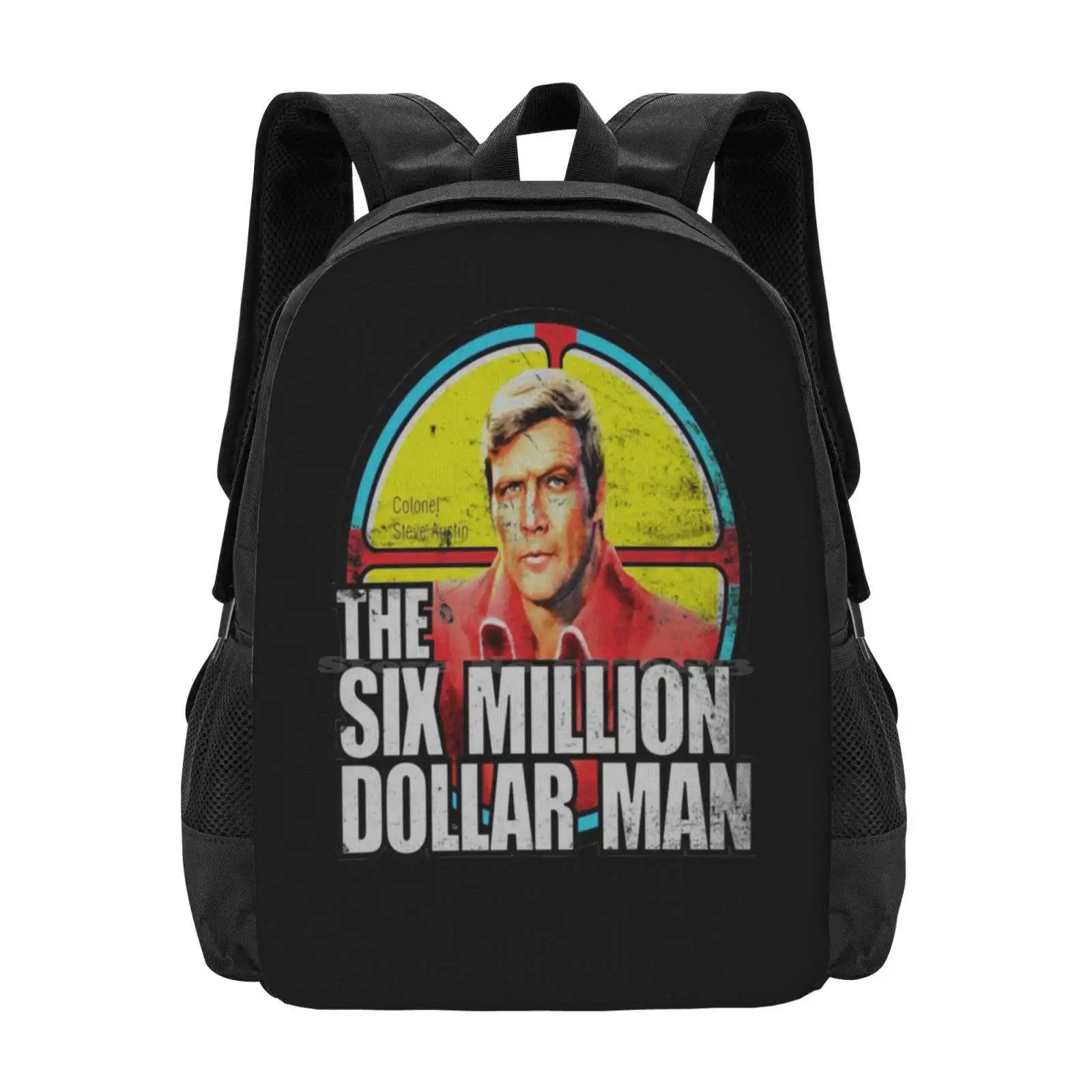 Six Million Dollar Man T-Shirtvintage Retro Six Million Dollar Man Hot Sale Schoolbag Backpack Fashion Bags Six Million Dollar