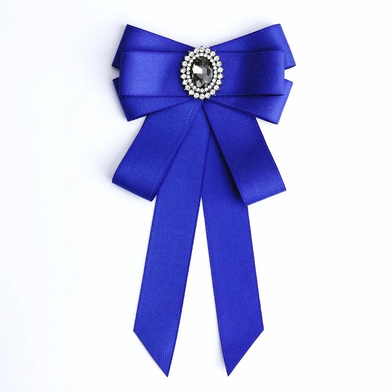 Handgemachte Mode neue Schmetterling Knoten Band Diamant Fliege College weiß Strass Süßigkeiten Farbe Fliege Geschenk für Schulmädchen Krawatte – Detail 9