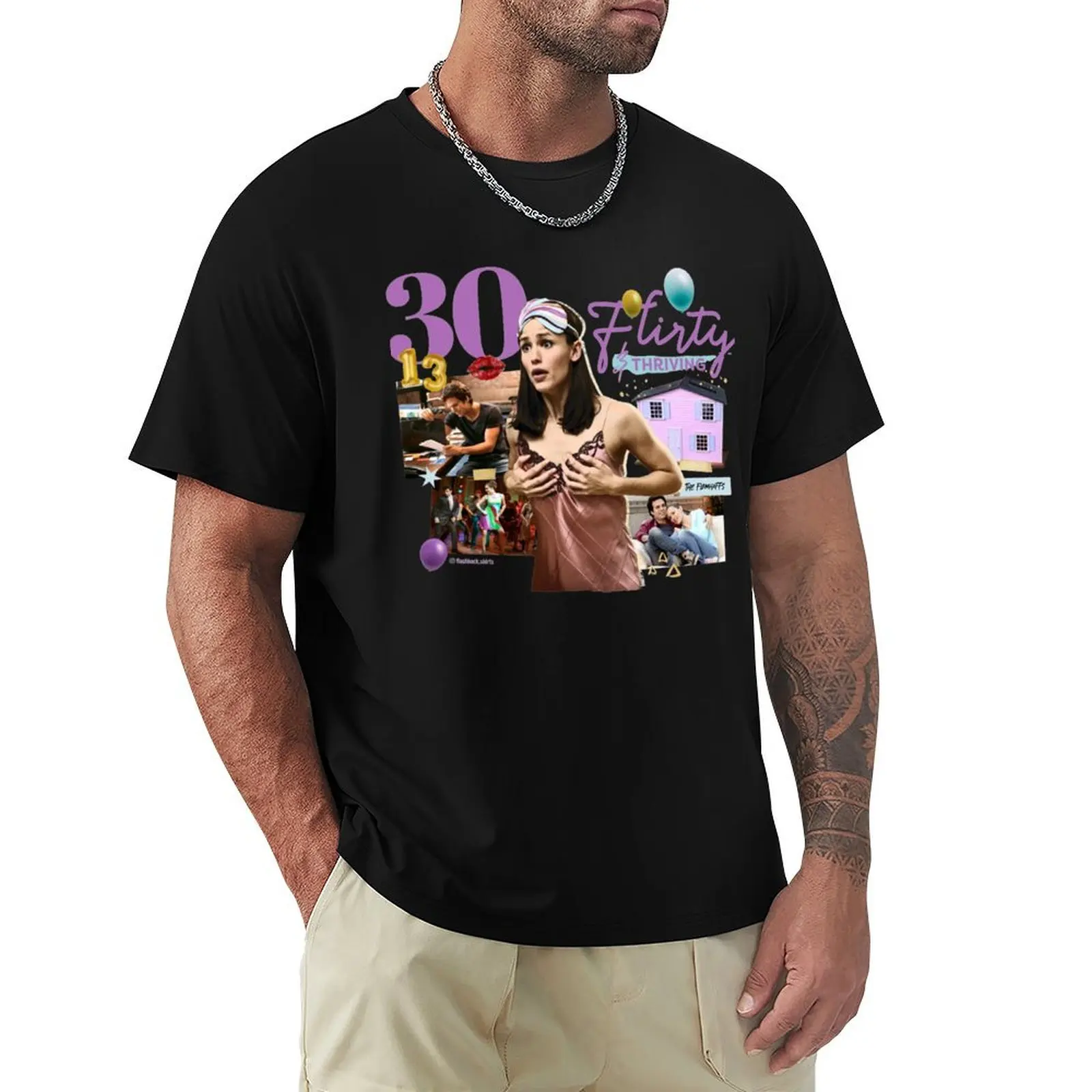 13 going on 30 Premium Scoop T-Shirt Work Basic Short Sleeve Top