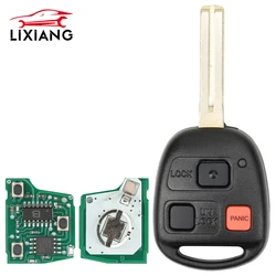 LIXIANG  for Lexus Fob P/N: 50171 ASK 433MHz 4D68 Chip Remote Control Head Car Key 3 Buttons TOY48 Uncut Blade Replacement