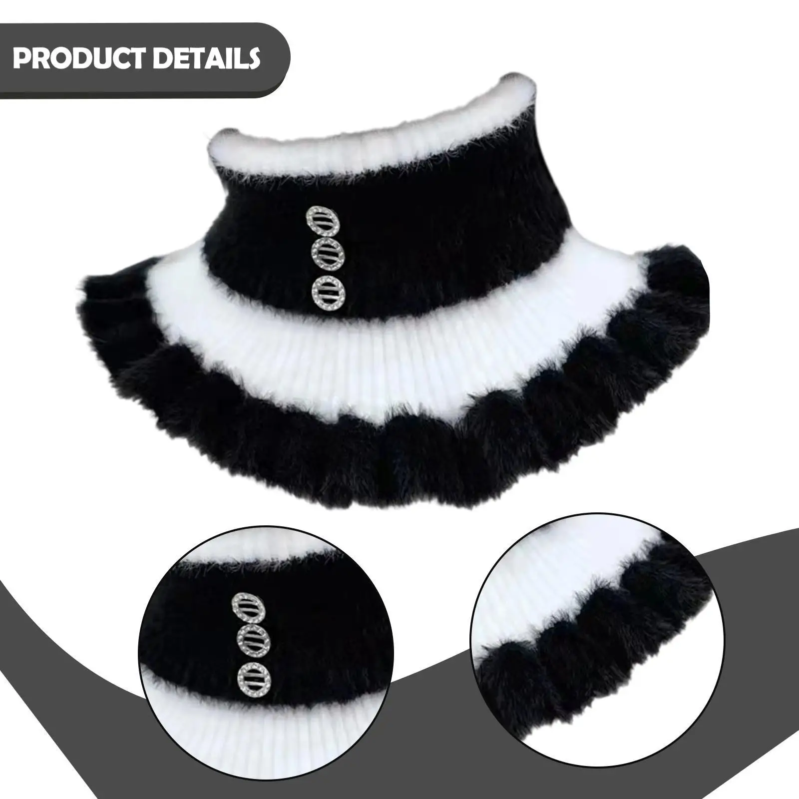 Chauffe-cou d'hiver, Protection du cou douce et chaude pour Trekking, cadeau de bureau, automne