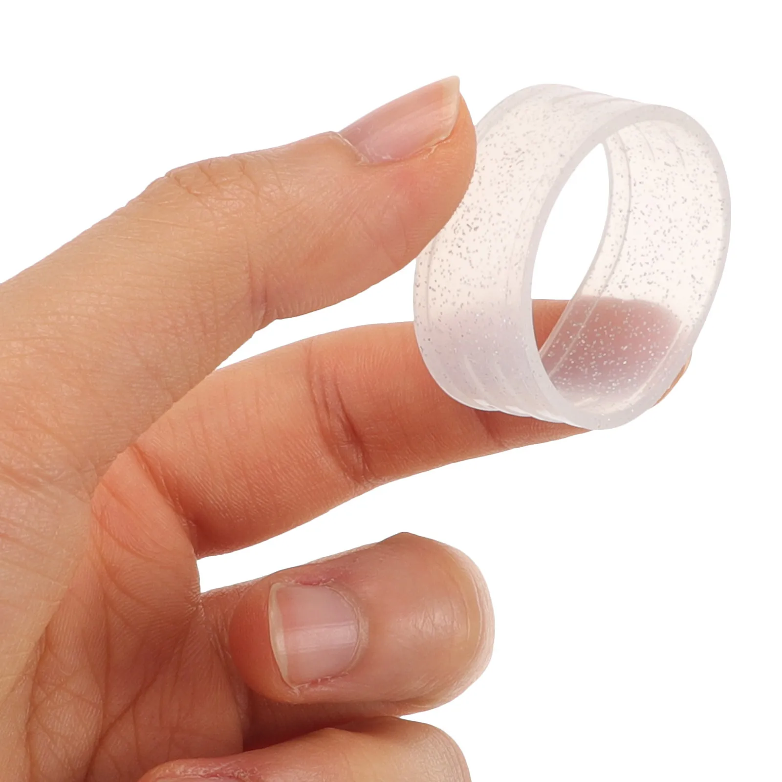 6 قطعة حلقات التنس Overgrip عدم الانزلاق سيليكون مضرب العصابات ل مضرب تنس الريشة قبضة المهنية قابلة لإعادة الاستخدام مضرب قبضة #2