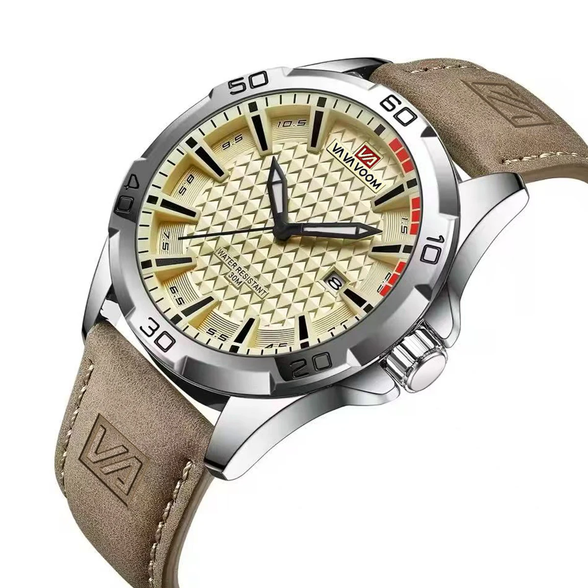 2025 nova marca dos homens casual esporte militar quartzo calendário relógio para homem de negócios couro à prova dwaterproof água relógio masculino relogio masculino