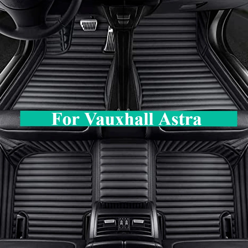 Custom Car Floor Mats For Vauxhall Astra 2008-2015 All Weather Auto Accessories Foot leather Carpets Fashion Rugs Pads