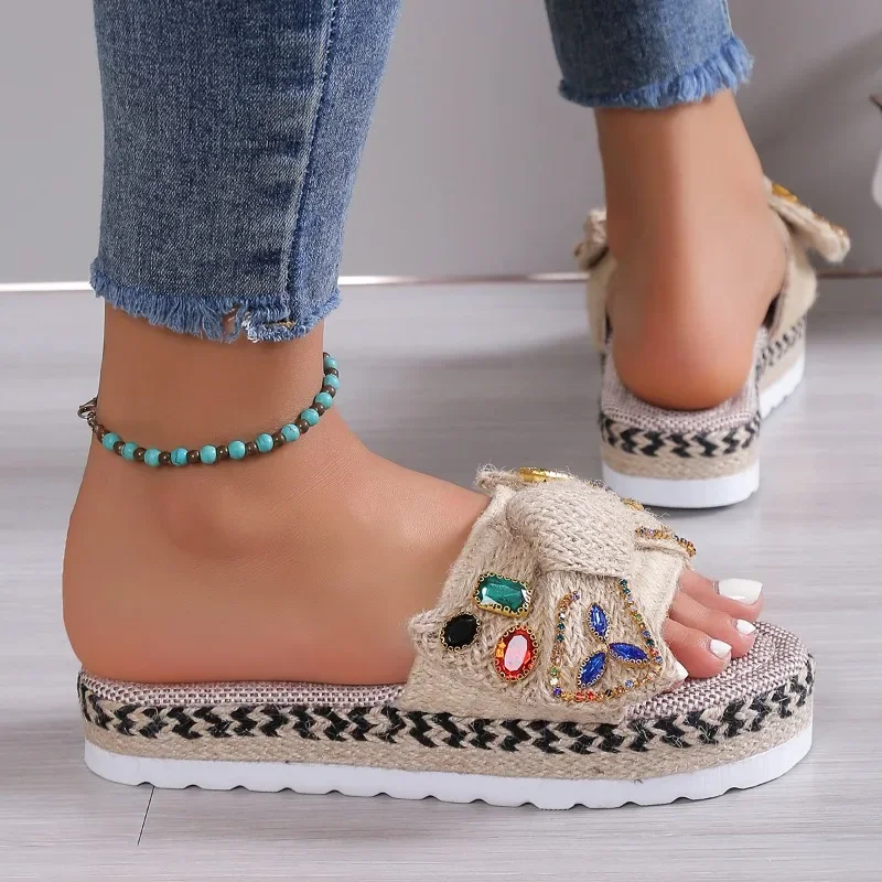 Sandals Women Heels Sandals with Wedges Shoes for Women Platform Sandals Summer Slippers Sandalias Mujer Elegant Summer Shoes