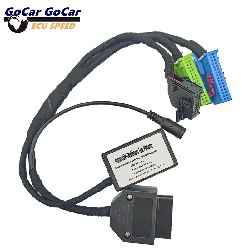 2026 Best Car MQB MLB Cluster Test Platform Dashboard Cable Kit for VW 4 5 generation for Audi MLB Car Power On Instrument Cable