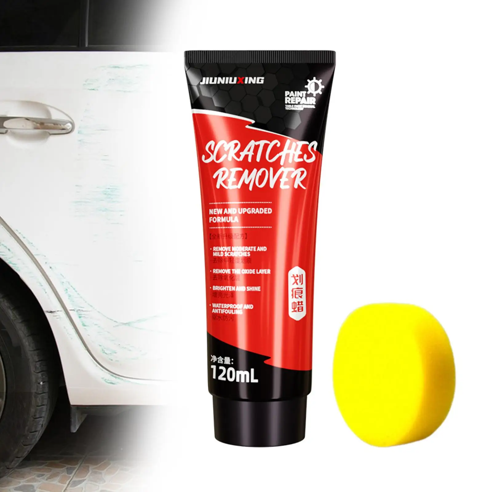 Car Scratch Remover 120ml Touch up Paints Coating Scratch Repair Wax for Car