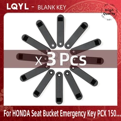 3PCS Motorcycle Seat Bucket Emergency Key For Honda Motorcycle Split Line 125 New Continent PCX150 SDH110T-7