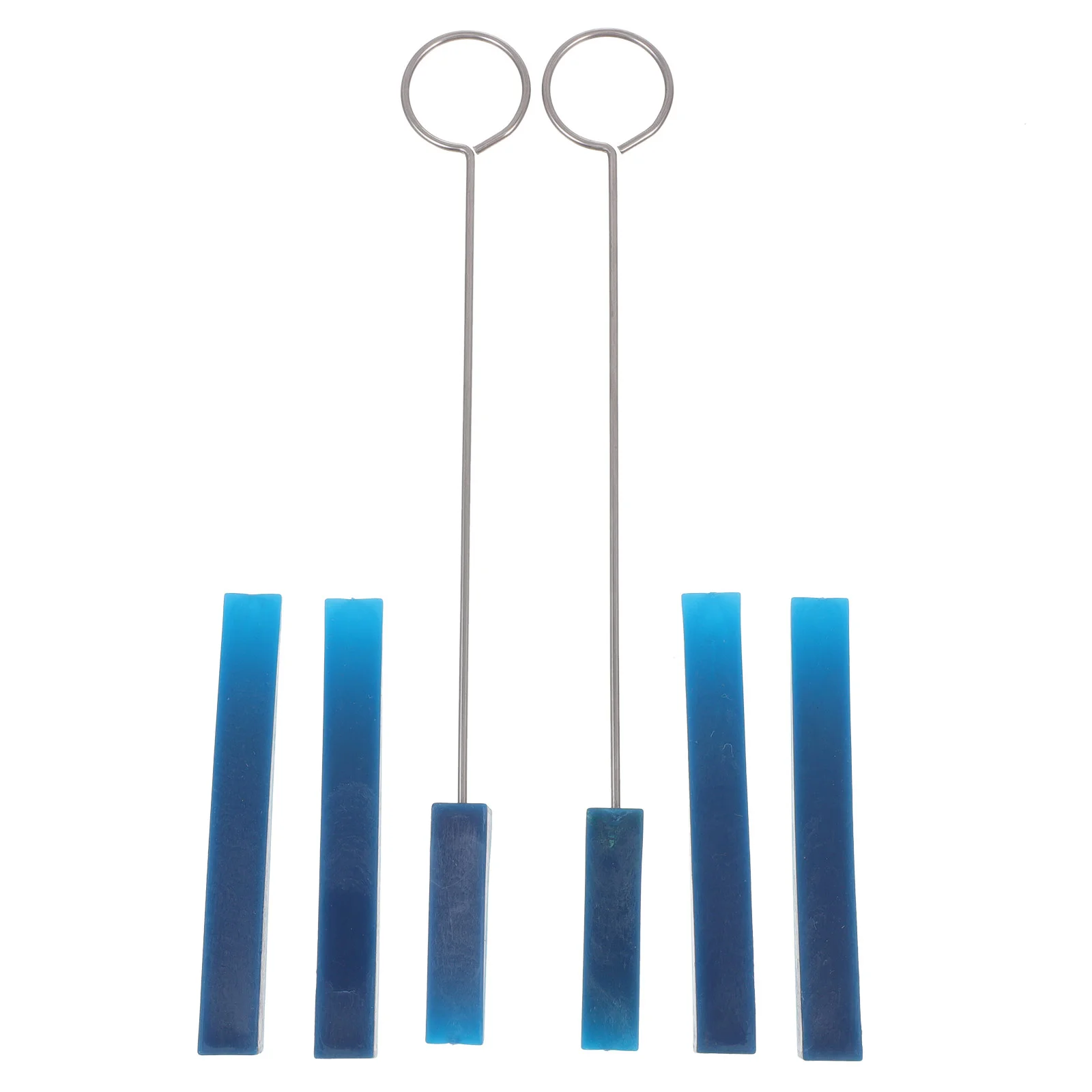 6 Pcs Piano Tuning Tool Creative Mute Accessories Rubber Tools Musical Instrument Supplies Blue Mutes Maintenance Kit