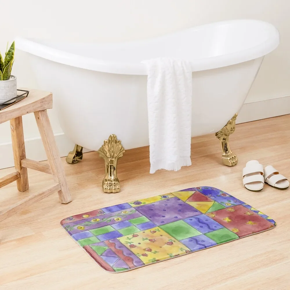 

Sweet Shoppe by Sue Zipkin Bath Mat Carpet For Home Entrance Floor Toilet House Interior Entrance Mat