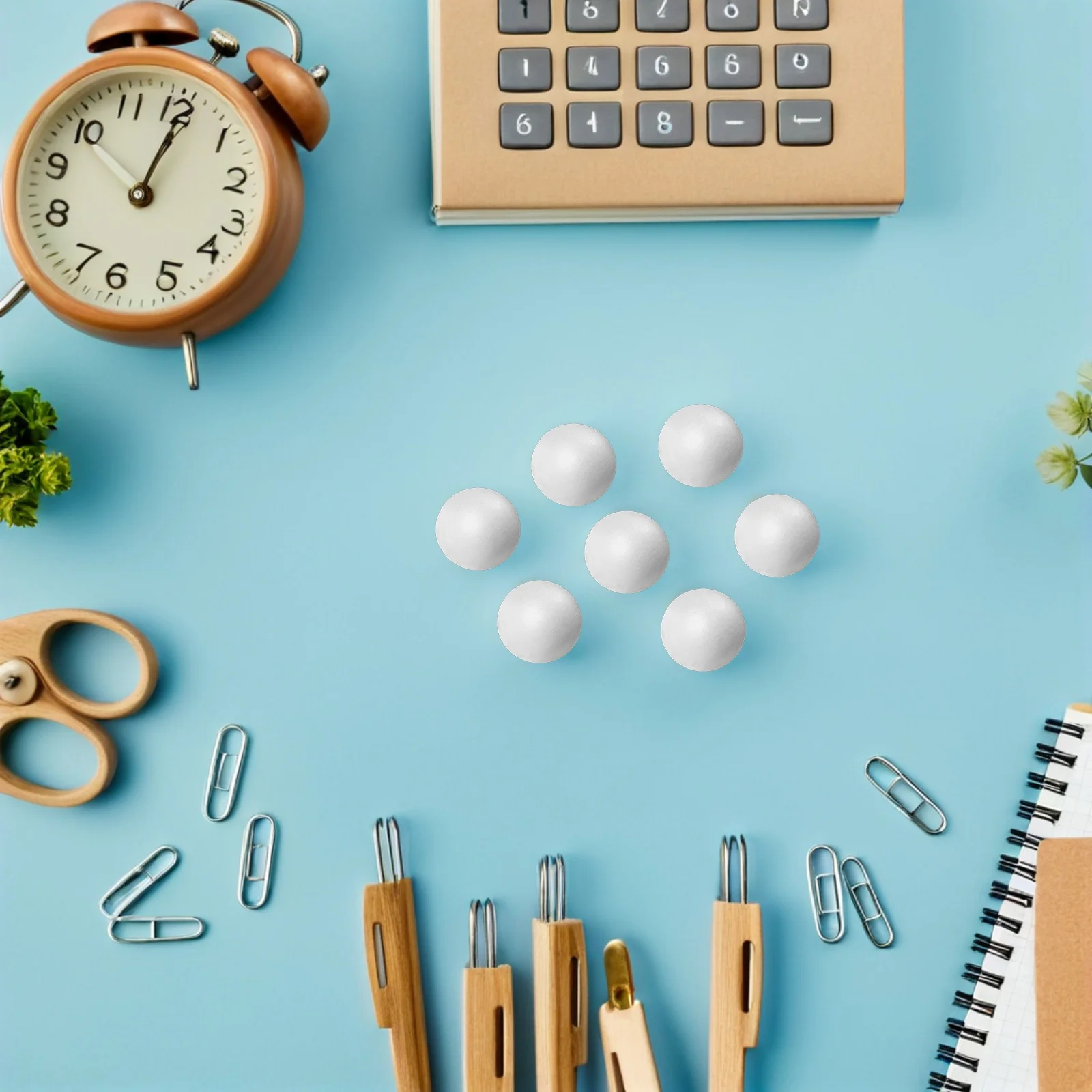 1500 Stuks 1.5 Cm Schuim Ambachtelijke Ballen Lichtgewicht Polystyreen Bollen Voor Kunstprojecten Diy Bol Ballen Kinderen Creatieve activiteiten