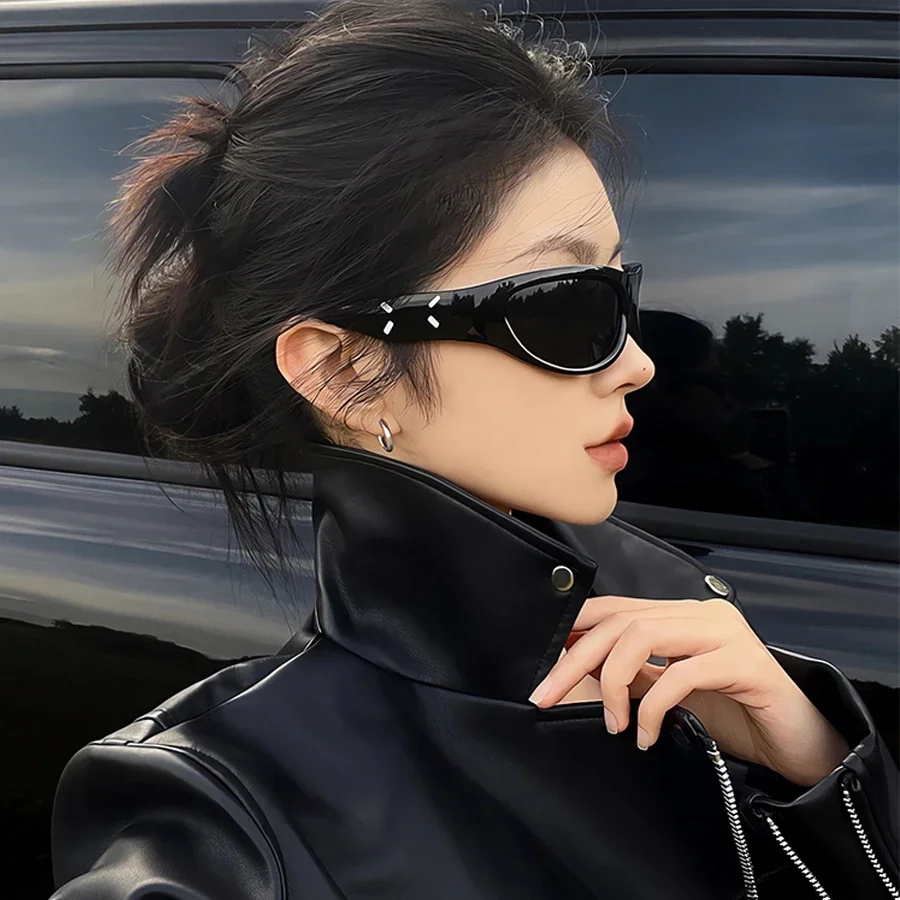 

Y2k Sports Sunglasses Women Men 2024 Luxury Brand Fashion Classic Punk Sun Glasses Female Retro 2000' Futuristic Sunglass Shades