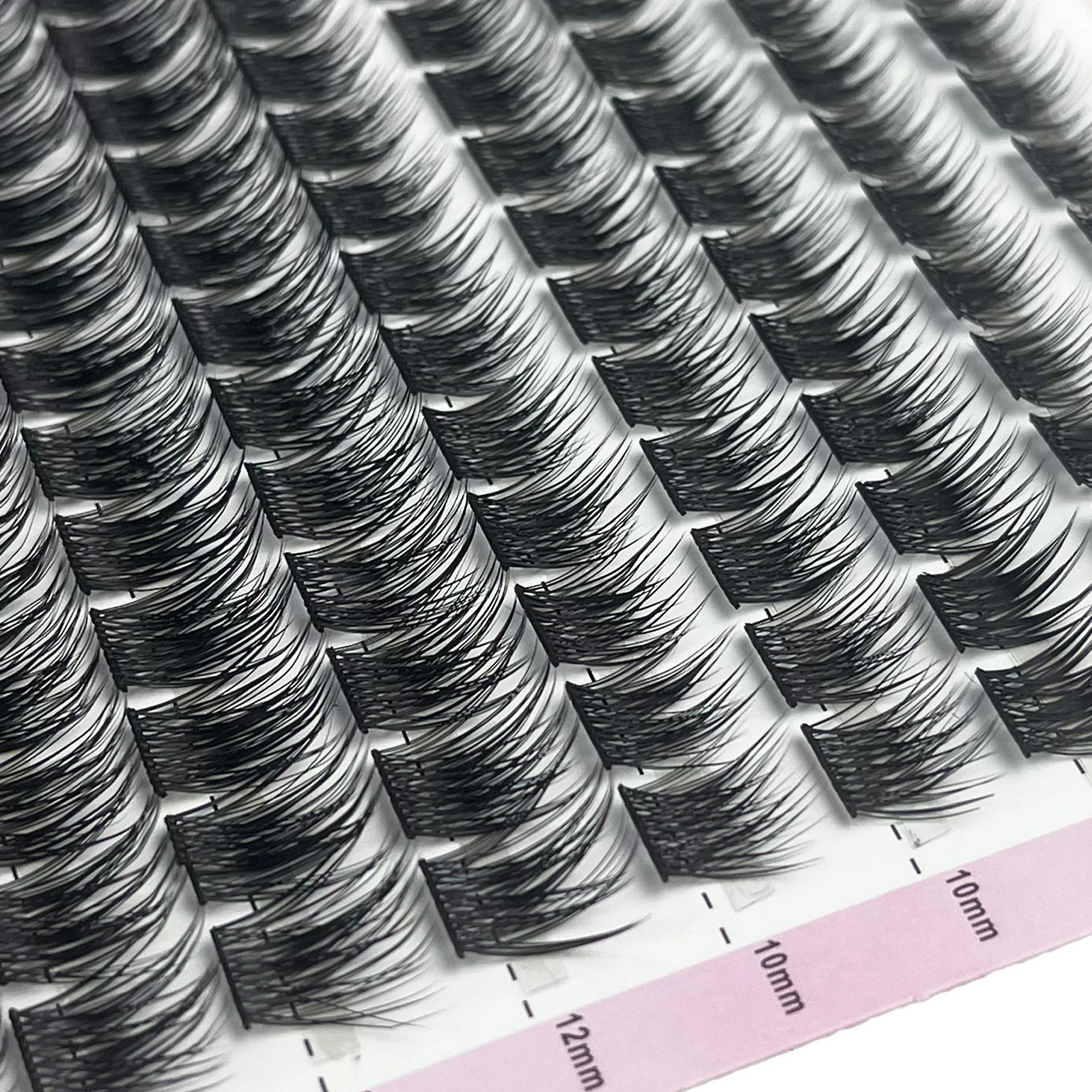 Nieuwe 10-rij clusterwimper Natuurlijke wimperverlenging individuele wimperbundels 8-14 mm gemengde lengte Gesegmenteerde wimpers Make-up