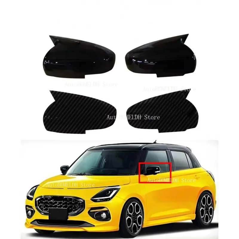 

Car Decoration Door Mirror Cover Fit For Suzuki Swift 2018 - 2025 Car Rearview Accessories Car Upgrade ABS Plastic