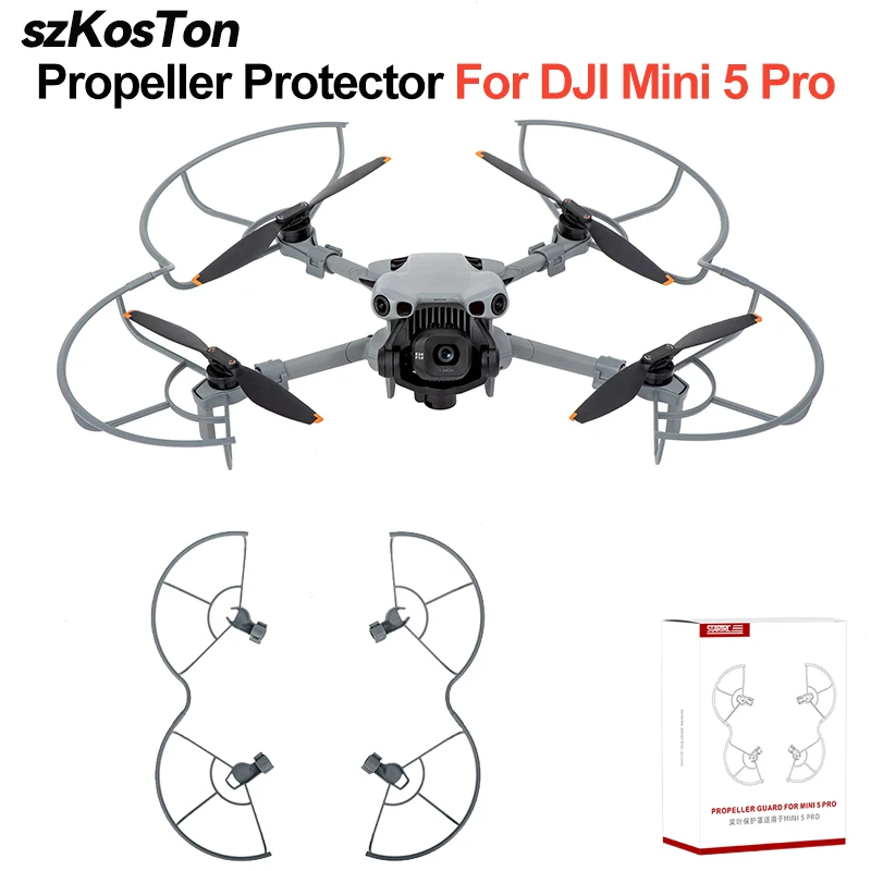 Propellerschutz für DJI Mini 5 Pro, Antikollisionsschutz, Schnellverschluss, abnehmbarer Prop-Klingenschutz für Mini 5 Pro-Zubehör