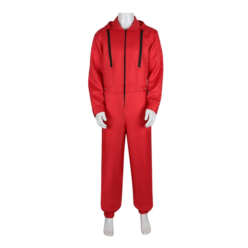 

loween Paper House Suit Dalí Cosplay Costume Movie Inspired One-Piece Outfit for Women Summer Collection