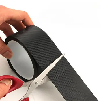 3D汽車奈米碳纖維貼紙 - 防刮防水保護您的愛車,汽車門檻側貼 8 最佳銷售 車貼,用來遮蓋刮痕 - №3