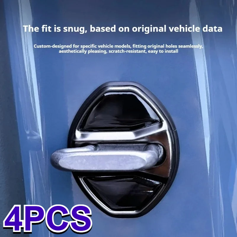 

4PCS For BMW 3 4 5 7 Series X1 X3 X4 X5 G20 G32 F48 G01 G02 G05 G07 G11 G22 G26 G60 Car Door Lock Cover Protective Cover