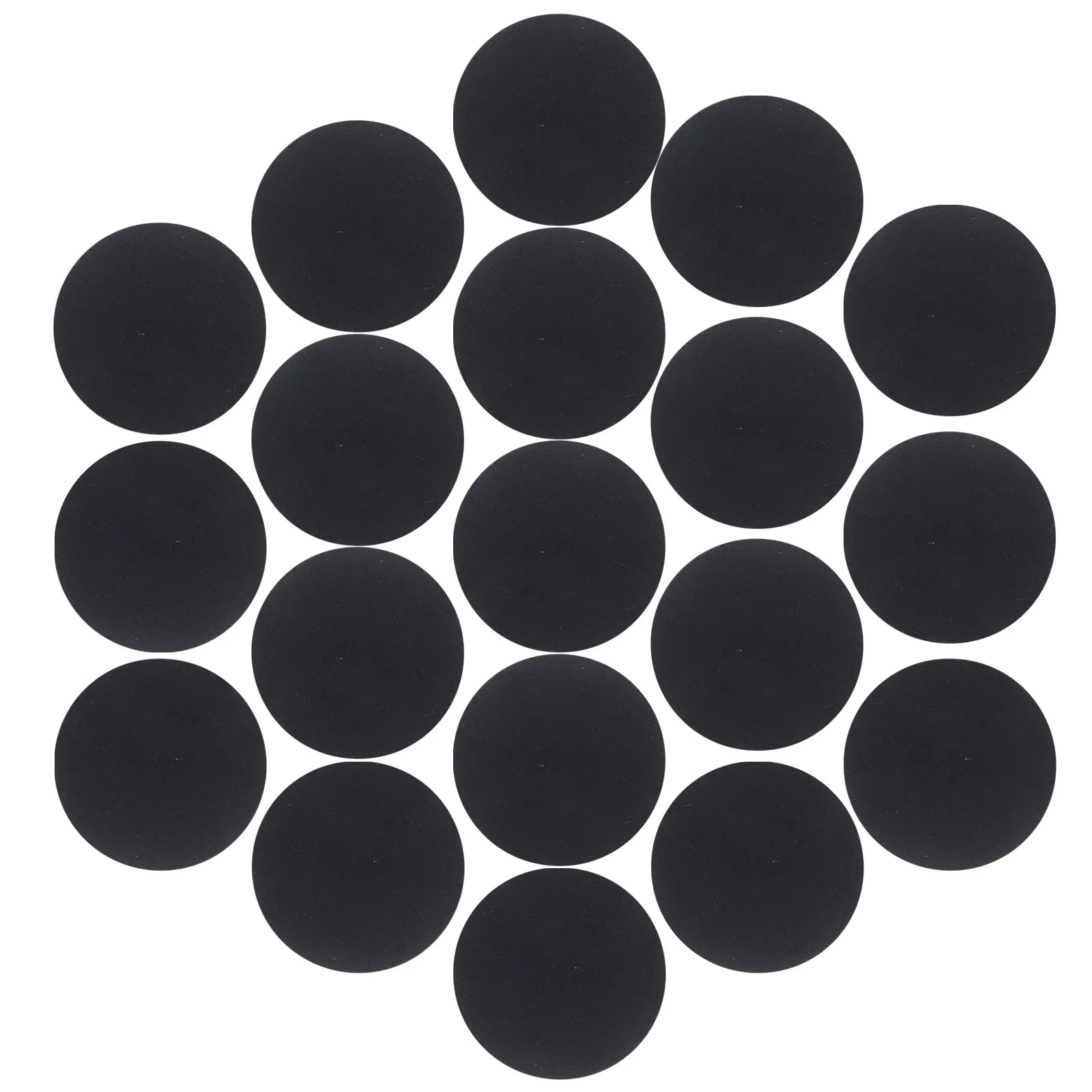 

500 Pcs Adhesive Decorative Patch Felt Circles Clothing Sticker Sheet Diy Pad Craft Pads Assorted Patches