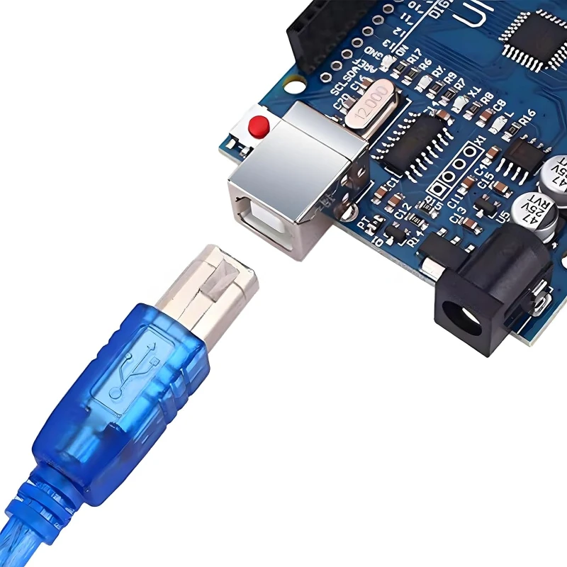 UNO R3 CH340G + MEGA328P SMD Chip 16Mhz untuk Arduino UNO R3 papan pengembangan kabel USB ATEGA328P satu Set