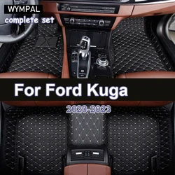 1 PCS Custom Automotive Car Floor Mats For Ford Kuga 2008 2009 2010 2011 2012 Auto Luxury Leather Men Women Car Mats