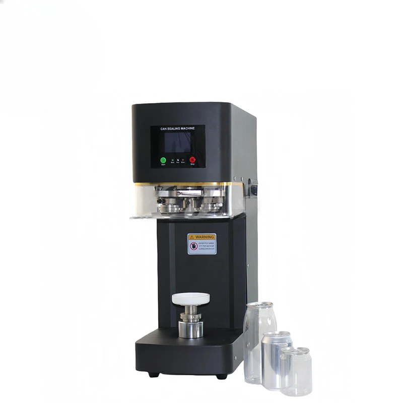 Automatic Electric Commercial Can Sealing Machine Soda Can Sealing Machine With Cup Holder Bubble Tea Shop Can Sealer Machine