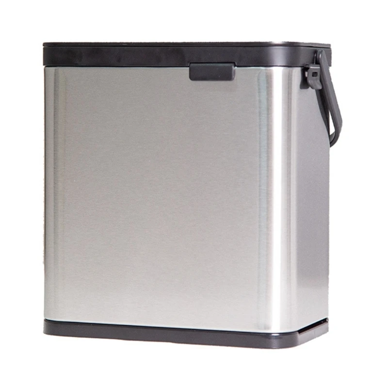 

Modern Kitchens Compost Bin Wall Mounted Stainless Steel Garbage Container for Modern Kitchens Organization