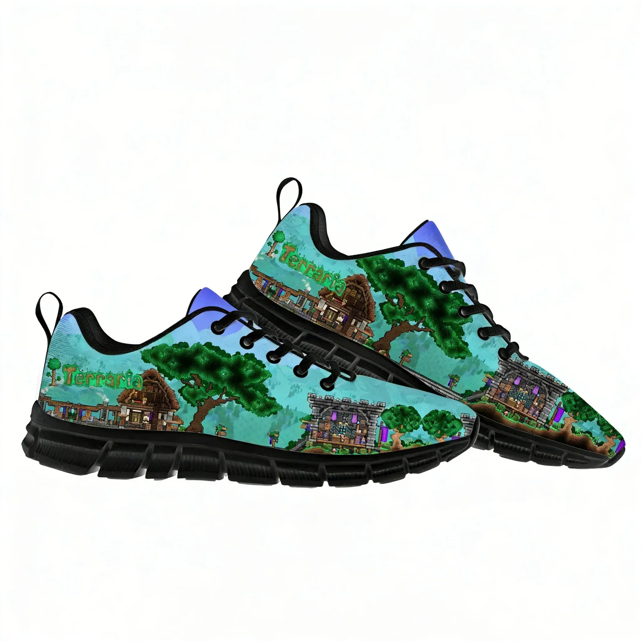 

Terraria Sports Shoes Hot Cartoon Game Mens Womens Adult Sneakers Sneaker Custom Built Shoes