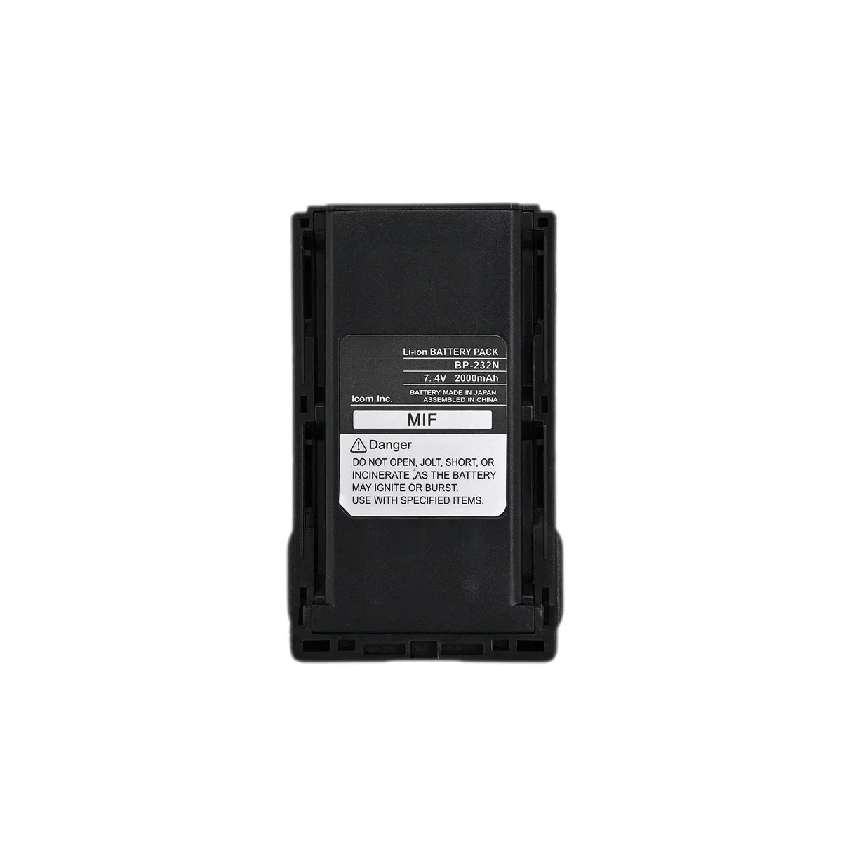 Icom IC-A14 교체용 리튬 이온 배터리, 양방향 라디오 액세서리, BP232N, 7.4V, 2000mAh, A14, F14, F16, F24, F33GS, F3011, F43, 햄