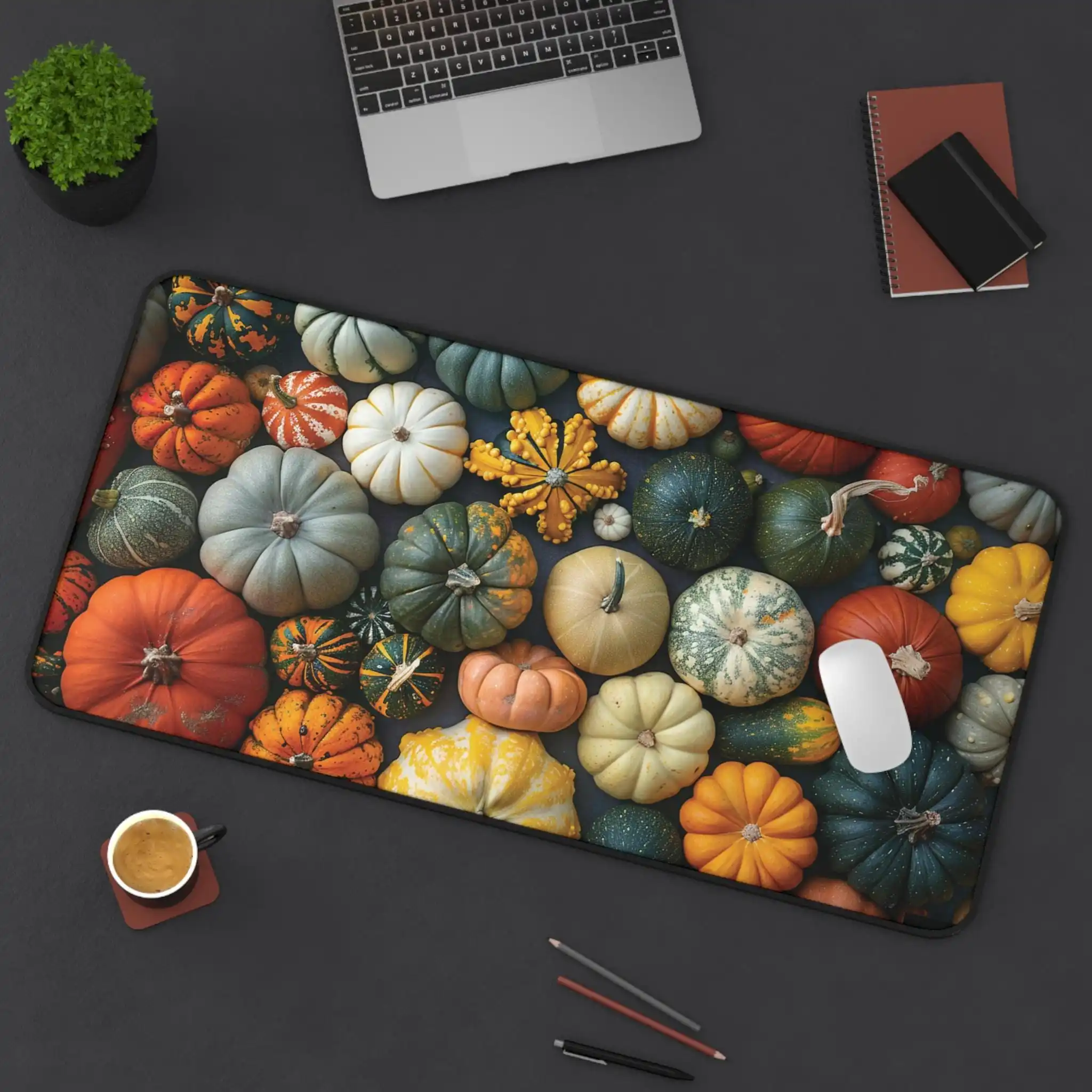 

Colorful Pumpkin Themed Mouse Pad, Non-slip Waterproof Mouse Pad, Office Gaming Desk Decoration Mat, Perfect Gift for Friends.